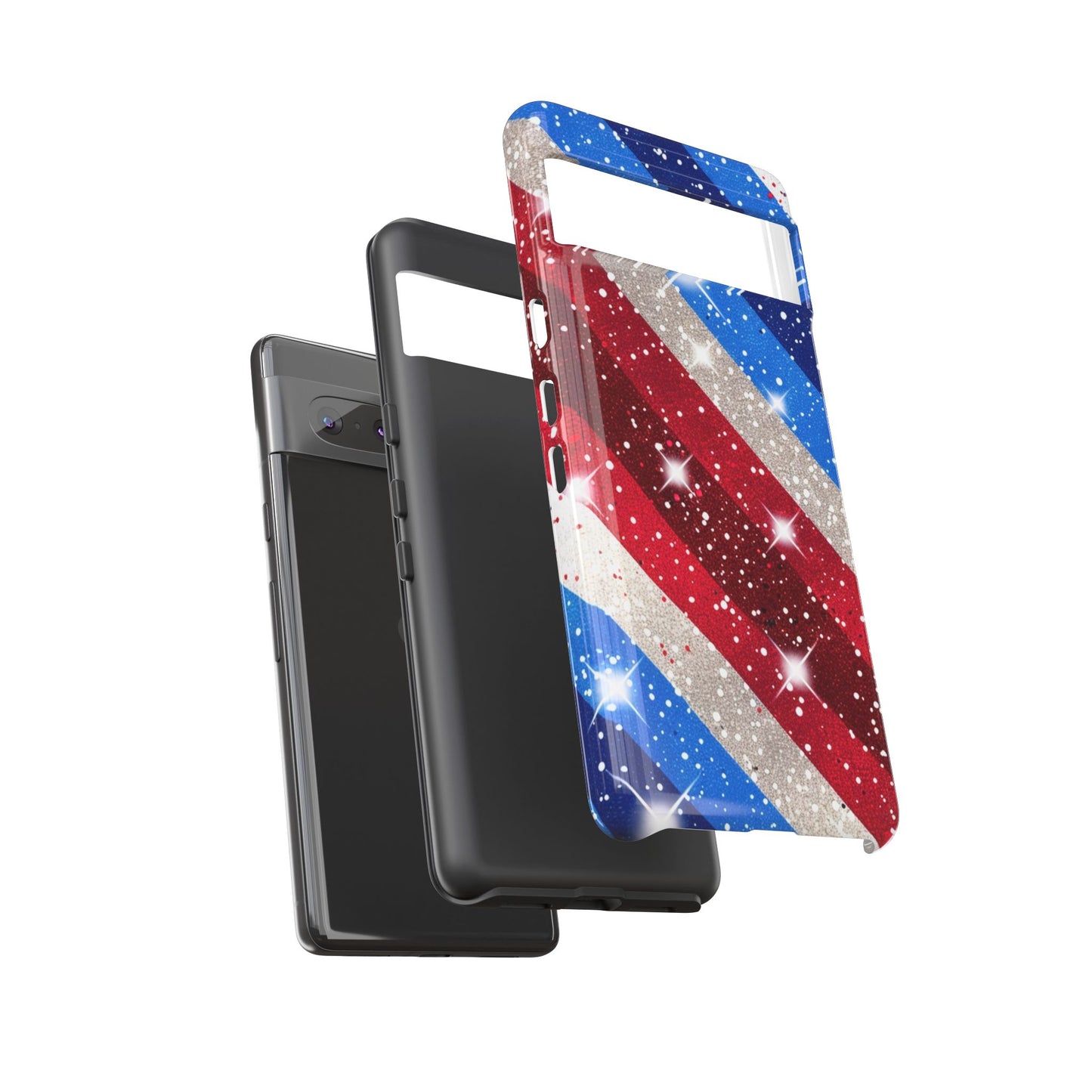 Glittery Patriotic Phone Case - Tough Cases