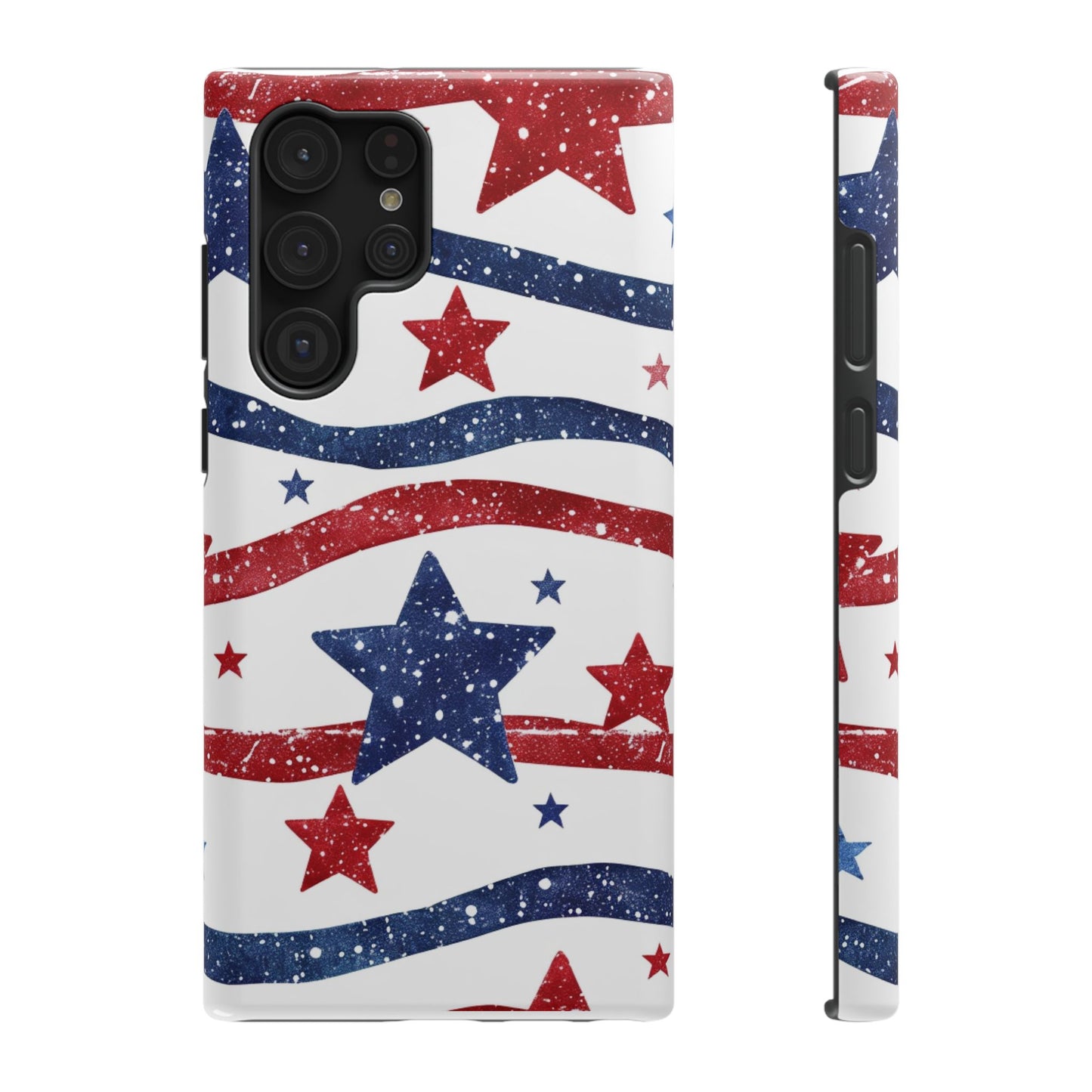 Stars & Stripes Design Impact-Resistant Phone Case