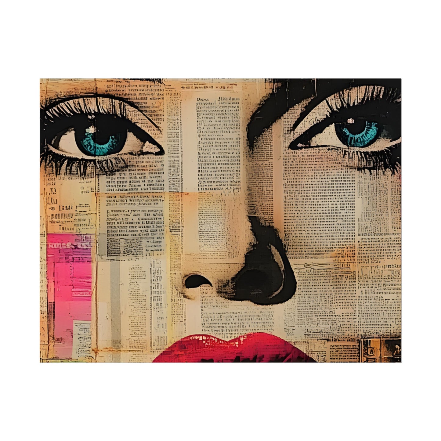 Retro Pop Culture Woman Poster 13 ,  Comic Wall Art