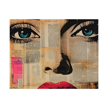 Retro Pop Culture Woman Poster 13 ,  Comic Wall Art