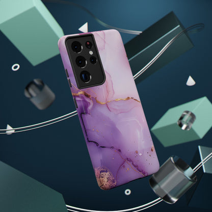 Elegant Purple Marble iPhone Case