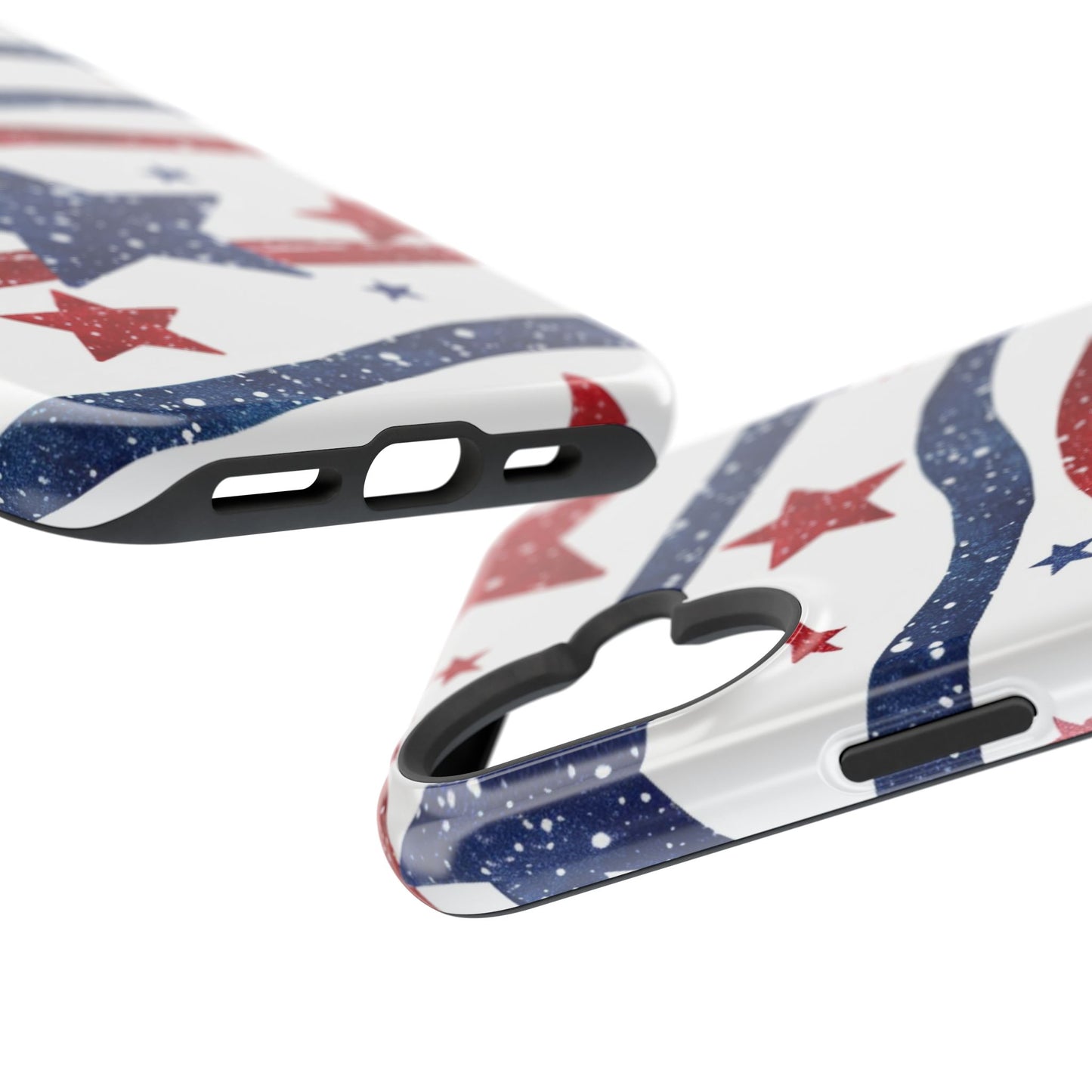 Stars & Stripes Design Impact-Resistant Phone Case