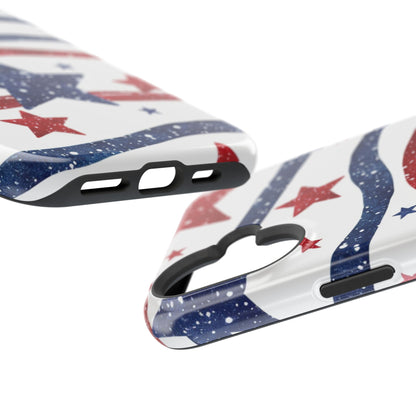 Stars & Stripes Design Impact-Resistant Phone Case