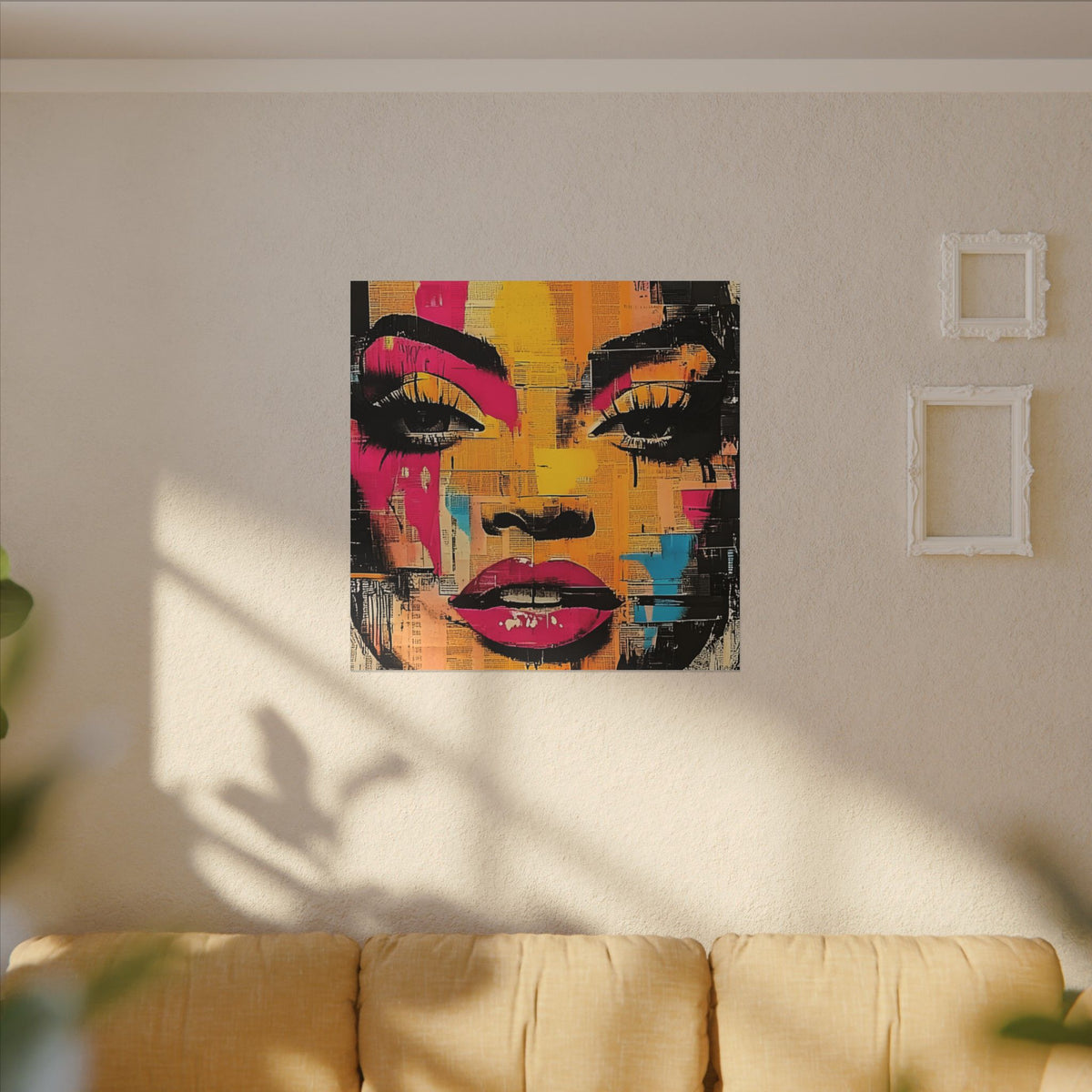 Canvas Wall Art - Retro Pop Culture Women 1