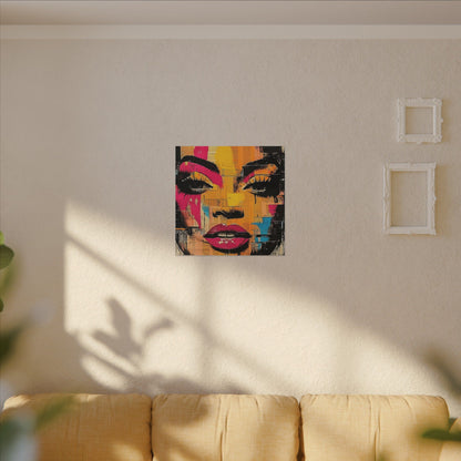 Canvas Wall Art - Retro Pop Culture Women 1