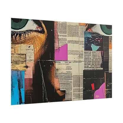 Wall Art Poster - Retro Pop Culture Woman 14 Comic Book Style