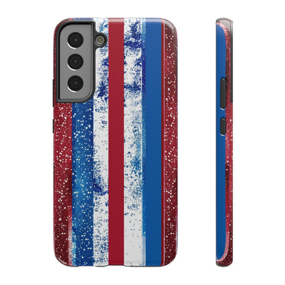 Patriotic Stripes Impact-Resistant Phone Case
