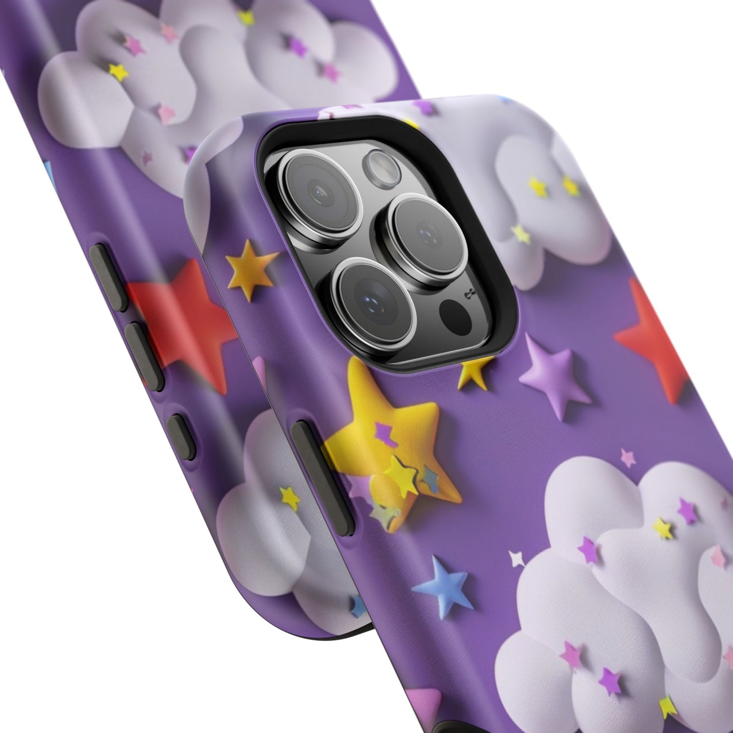 Colorful Cloud & Star Phone Case