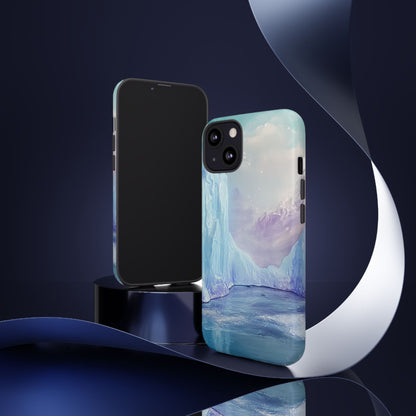 Artistic Phone Case with Iceberg Design