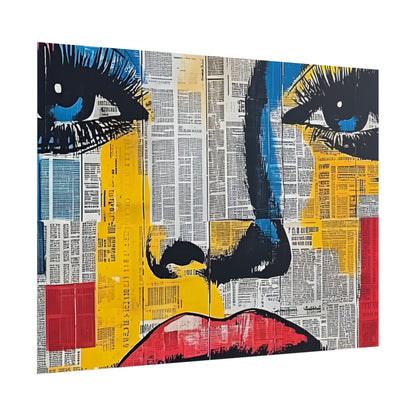 Poster Wall Art - Retro Pop Culture Woman 18 Comic Book Style