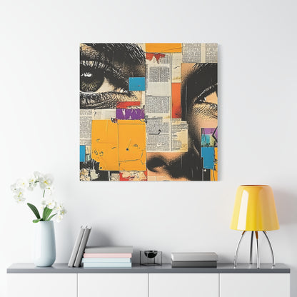 Canvas Wall Art -  Retro Pop Culture woman 4