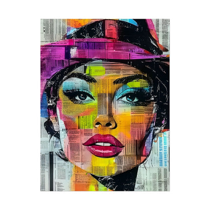 Retro Pop Culture Woman 9 - Wall Art, Retro Art