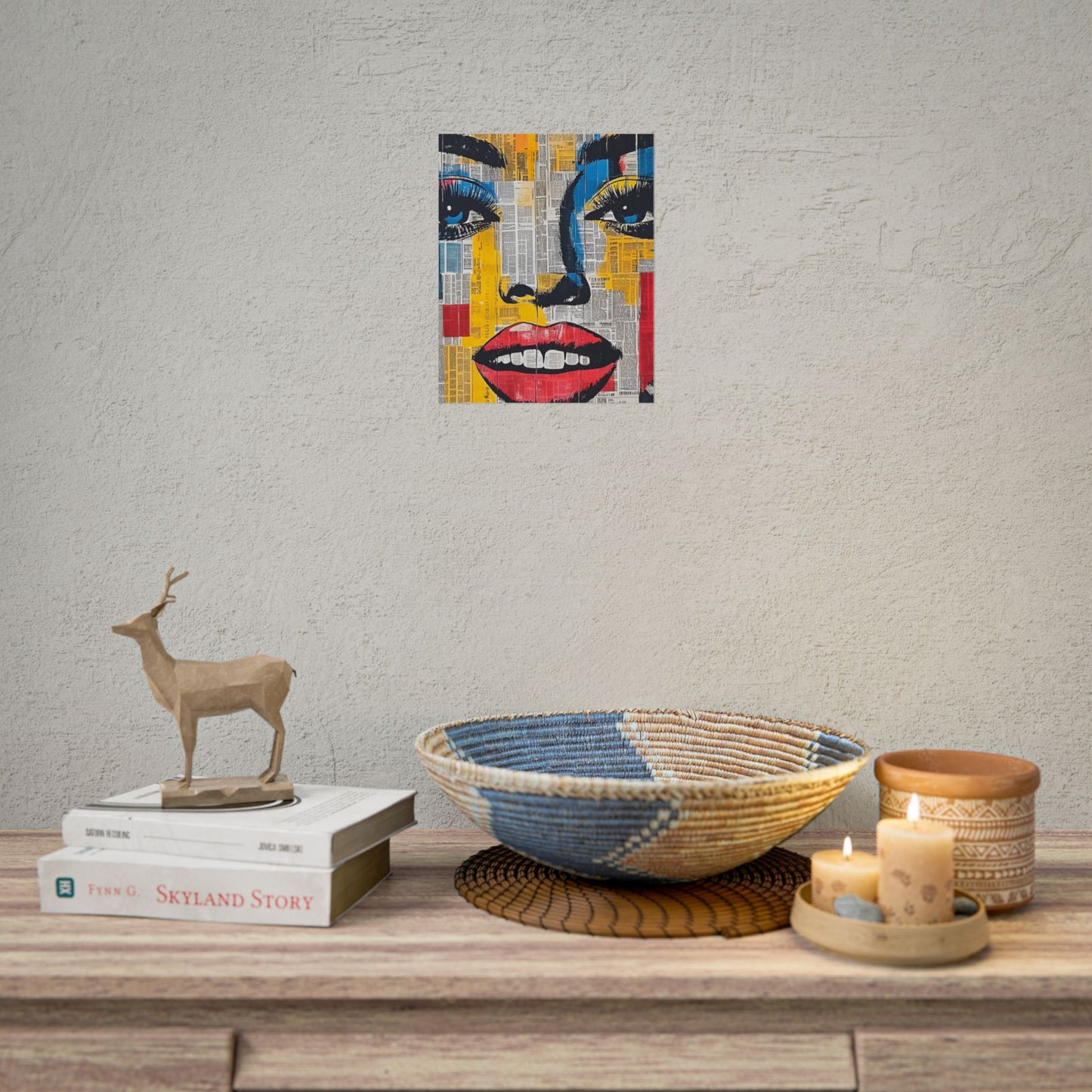 Poster Wall Art - Retro Pop Culture Woman 18 Comic Book Style