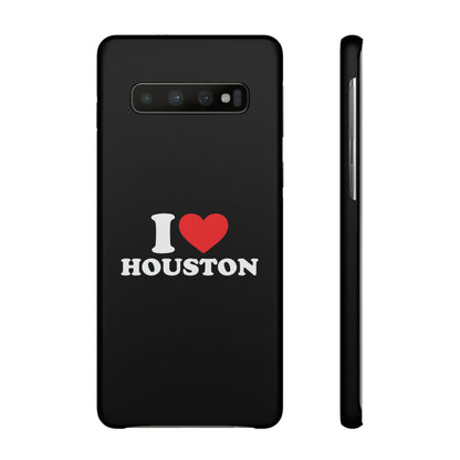 I Love Houston Snap Case Phone Cover
