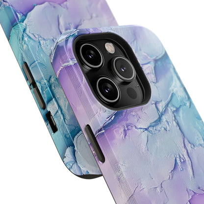 Vibrant Impact-Resistant Phone Case - Colorful Texture Design