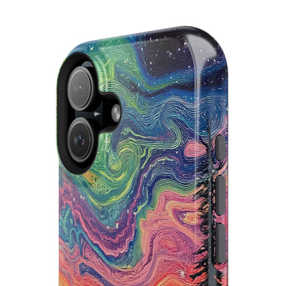 Nature-Inspired Impact-Resistant Phone Case - Vibrant Galaxy Sky Design