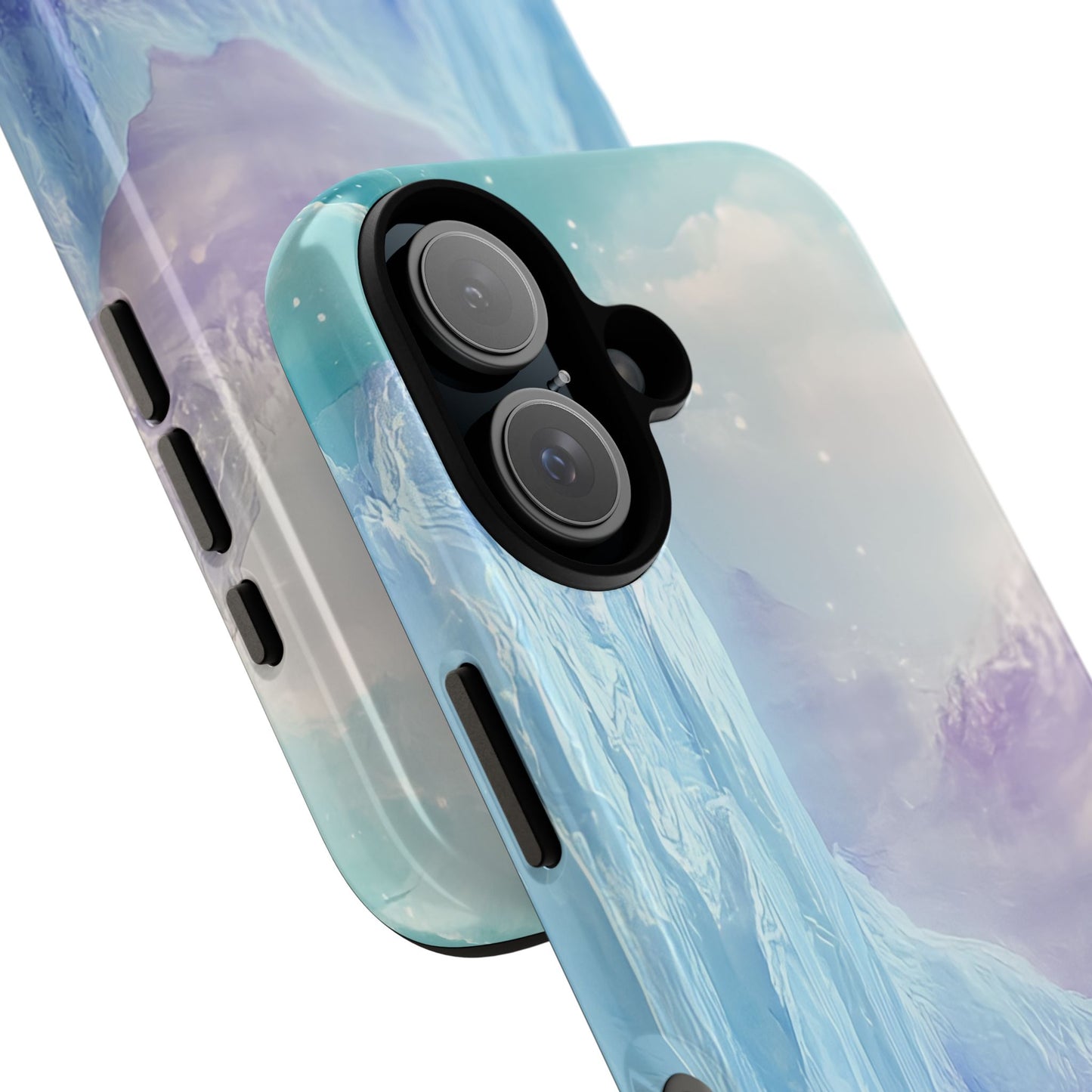 Artistic Phone Case with Iceberg Design