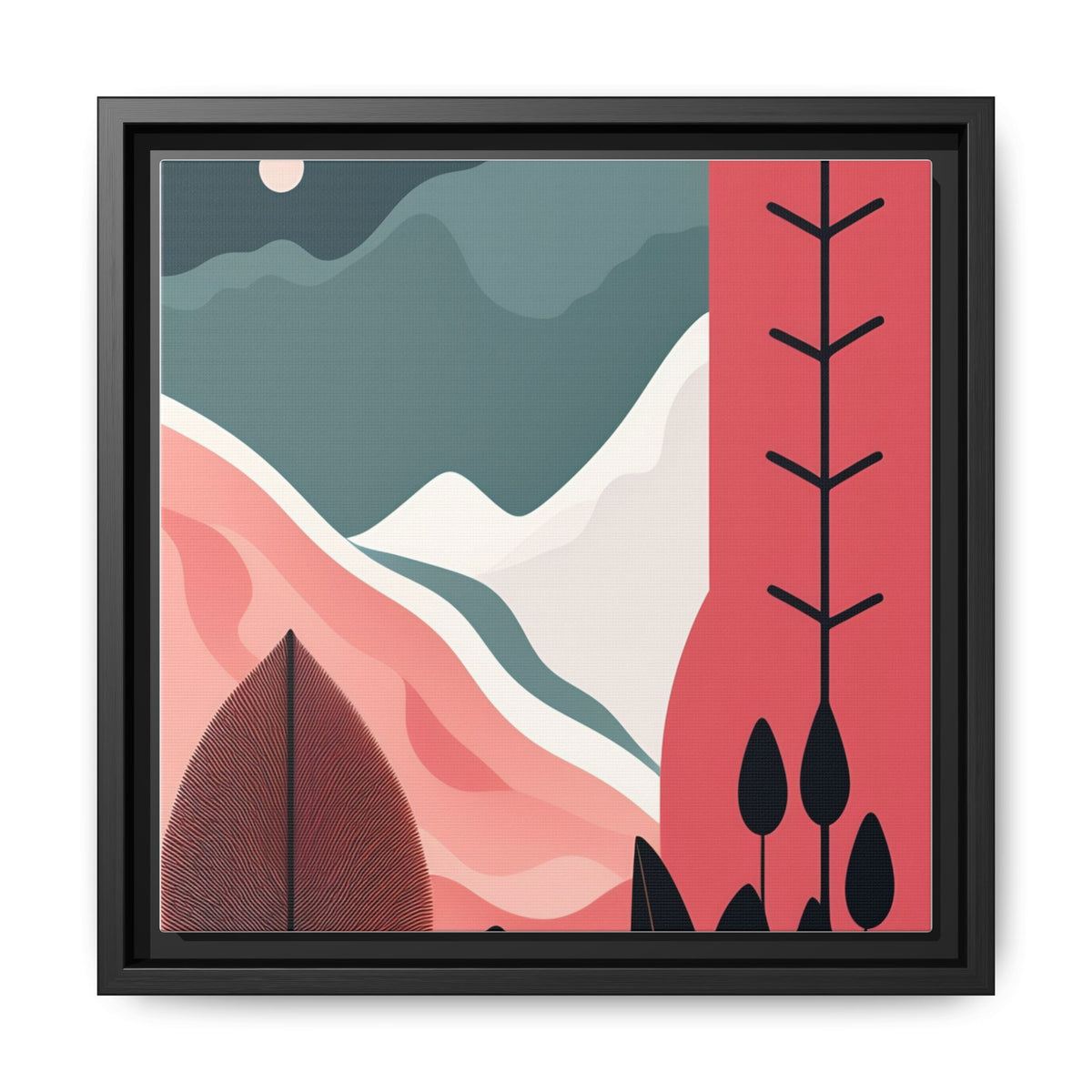 Matte Canvas, Framed (Multi-color)