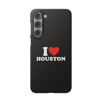 I Love Houston Snap Case Phone Cover