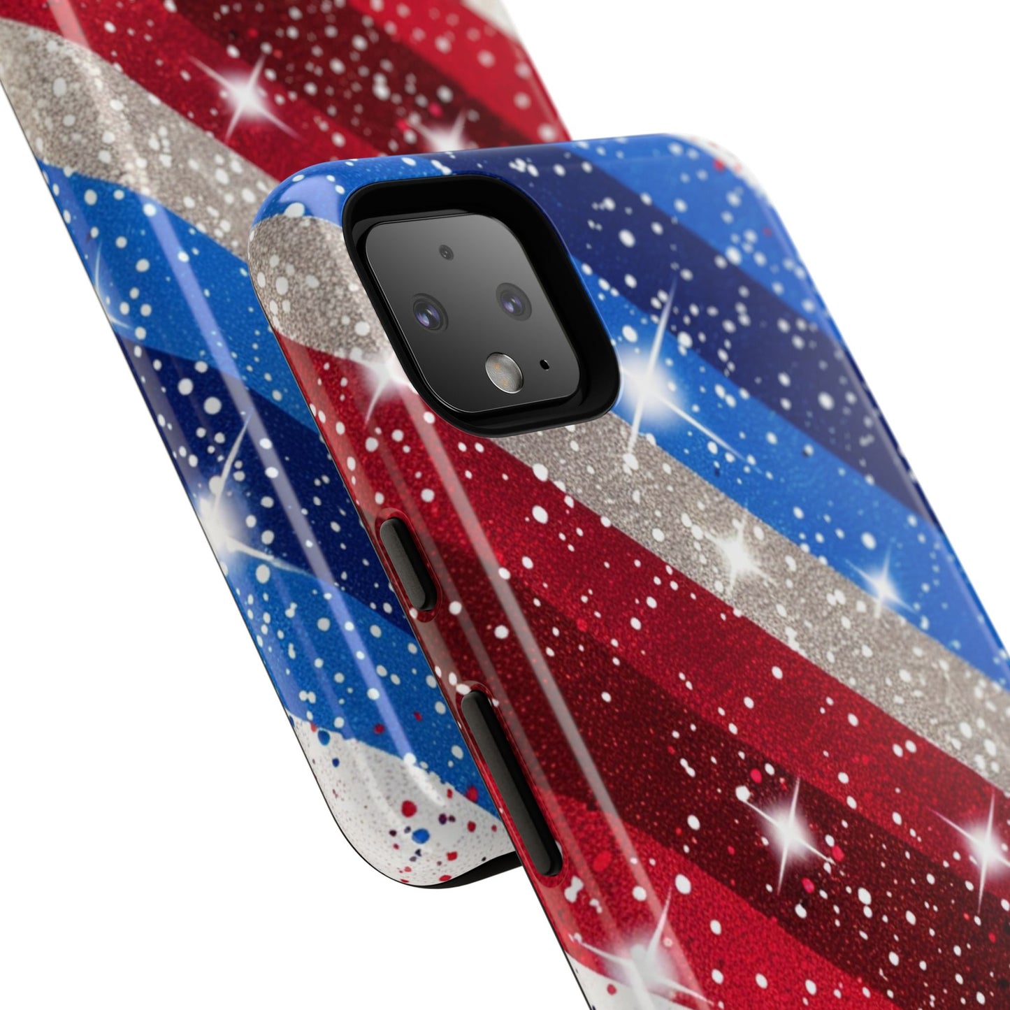 Glittery Patriotic Phone Case - Tough Cases