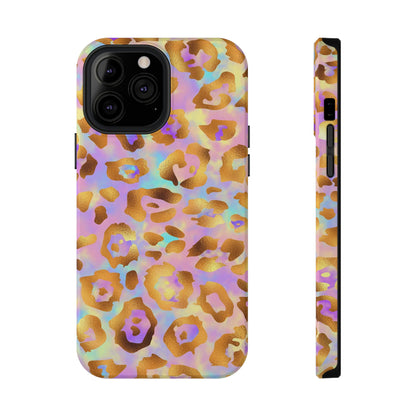 Leopard Print Impact-Resistant Phone Case