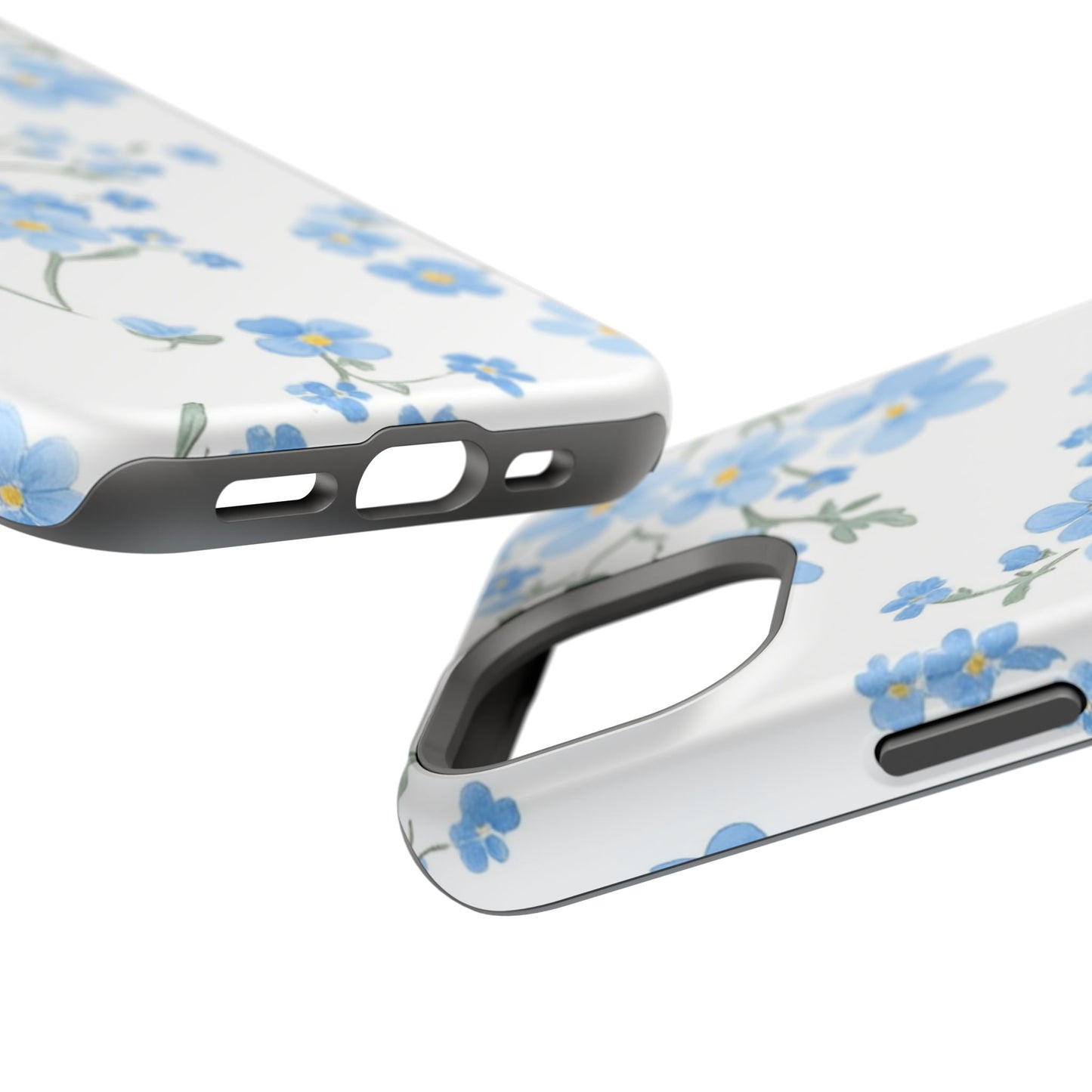 Blue Flower Design Floral Phone Case