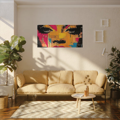 Canvas Wall Art - Retro Pop Culture Women 1