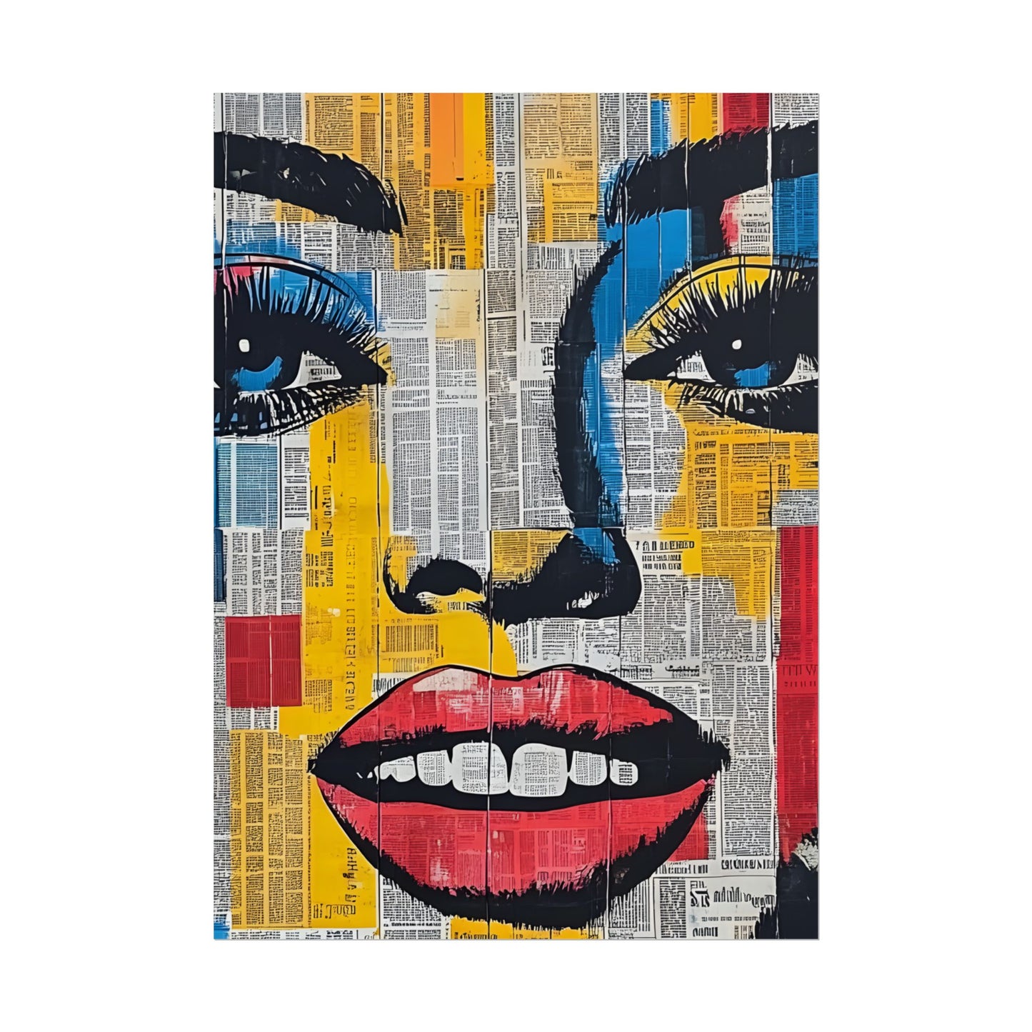 Poster Wall Art - Retro Pop Culture Woman 18 Comic Book Style