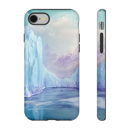 Artistic Phone Case with Iceberg Design