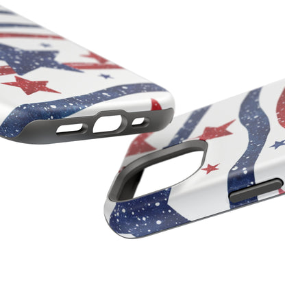 Stars & Stripes Design Impact-Resistant Phone Case