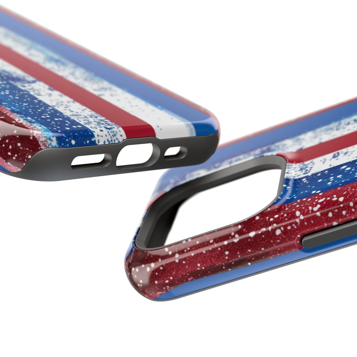 Patriotic Stripes Impact-Resistant Phone Case