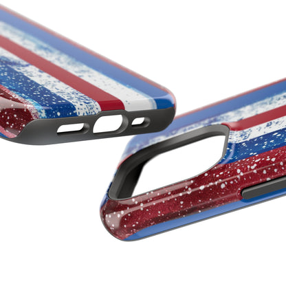 Patriotic Stripes Impact-Resistant Phone Case