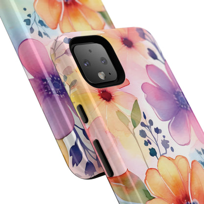Floral Tough Case for Google Pixel- theme 1