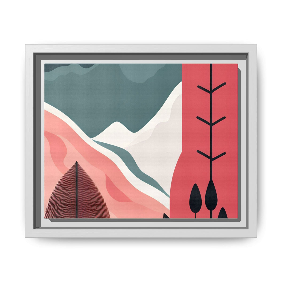 Matte Canvas, Framed (Multi-color)