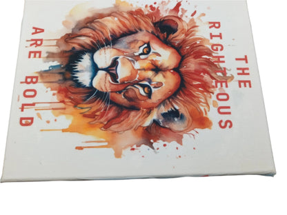 Bold Lion canvas print 8x10 - DS Artwork N Design