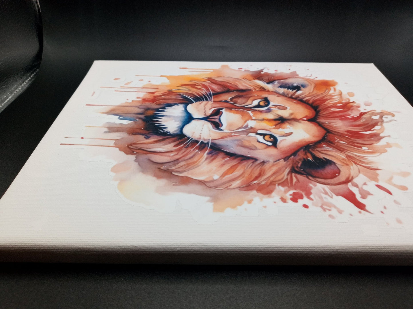 Bold Lion canvas print 8x10 - DS Artwork N Design