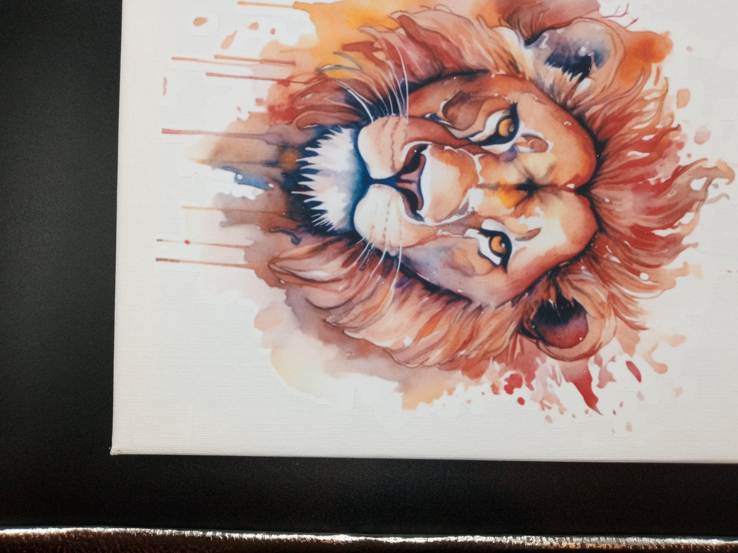 Bold Lion canvas print 8x10 - DS Artwork N Design