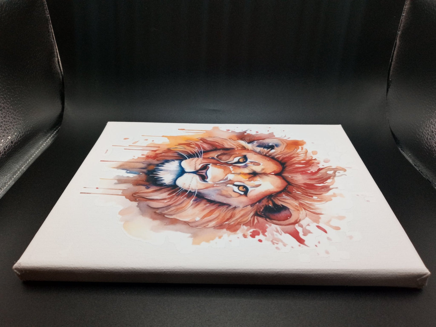 Bold Lion canvas print 8x10 - DS Artwork N Design