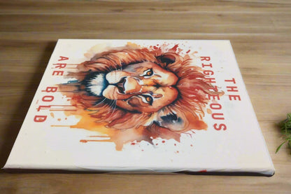 Bold Lion canvas print 8x10 - DS Artwork N Design