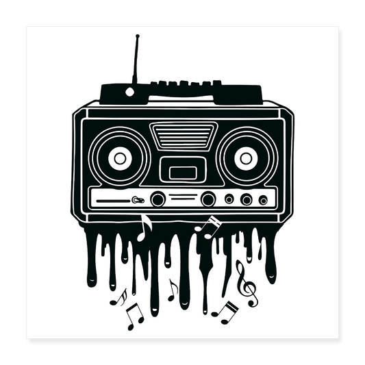Boom Box - Poster 16x16 - DS Artwork N Design