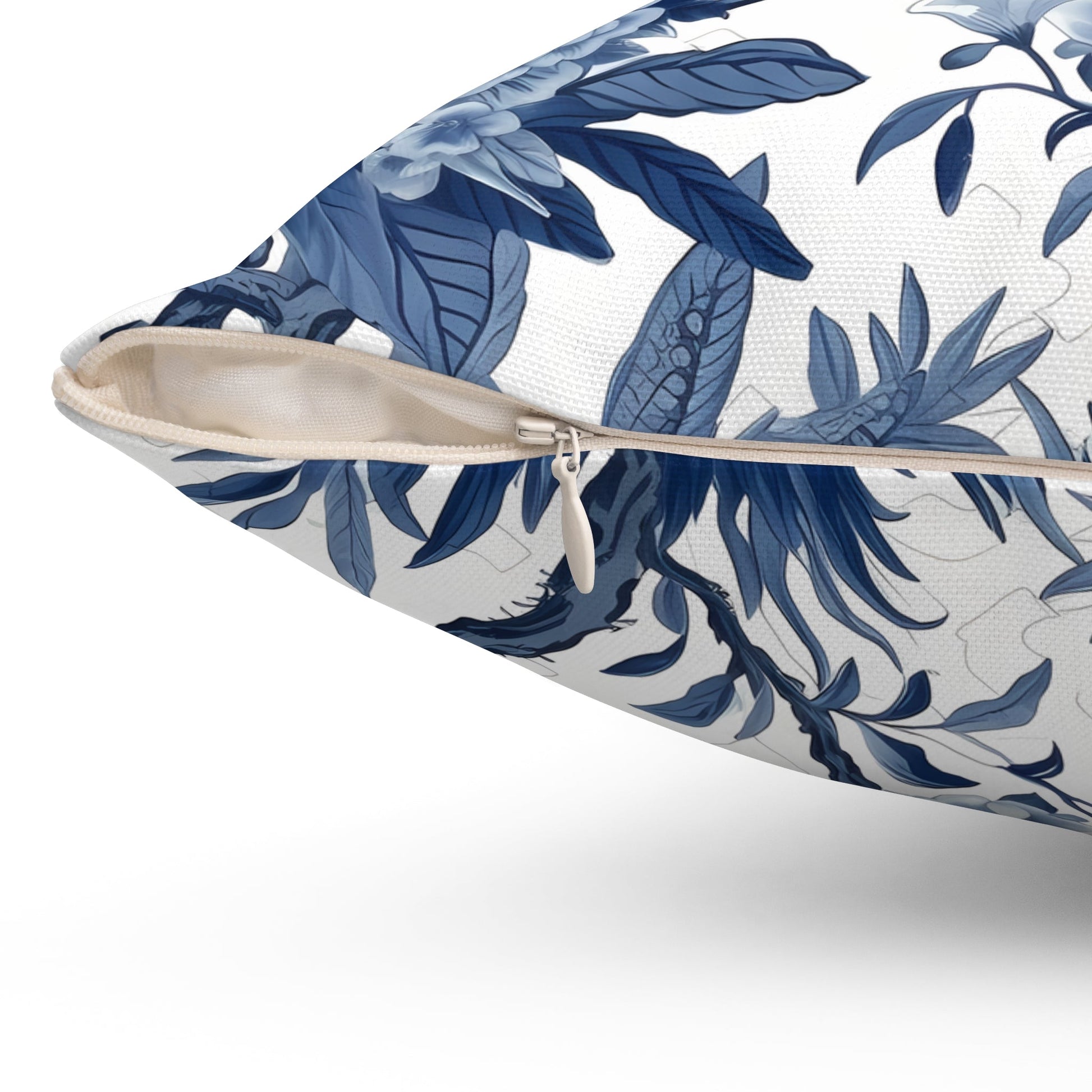 Botanical Bluebird Throw Pillow - DS Artwork N Design