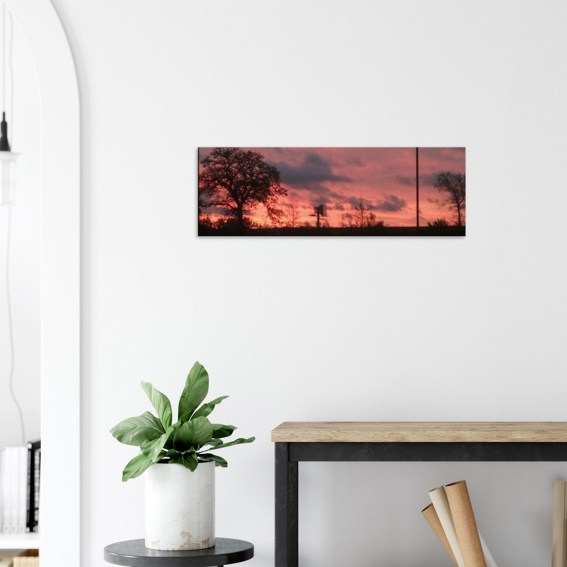 Canvas 12x36 - fire sky - DS Artwork N Design