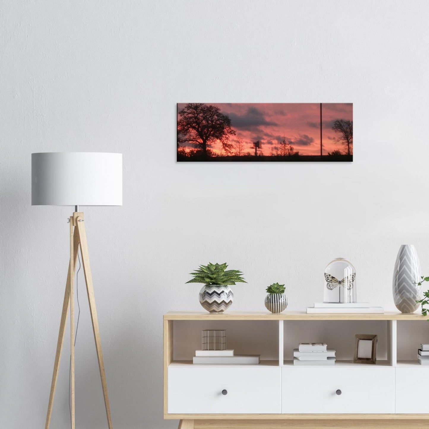 Canvas 12x36 - fire sky - DS Artwork N Design