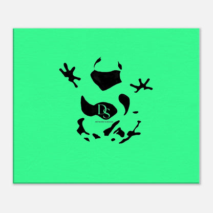 Canvas 20x24 - Frog art green - DS Artwork N Design