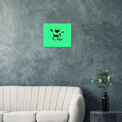 Canvas 20x24 - Frog art green - DS Artwork N Design