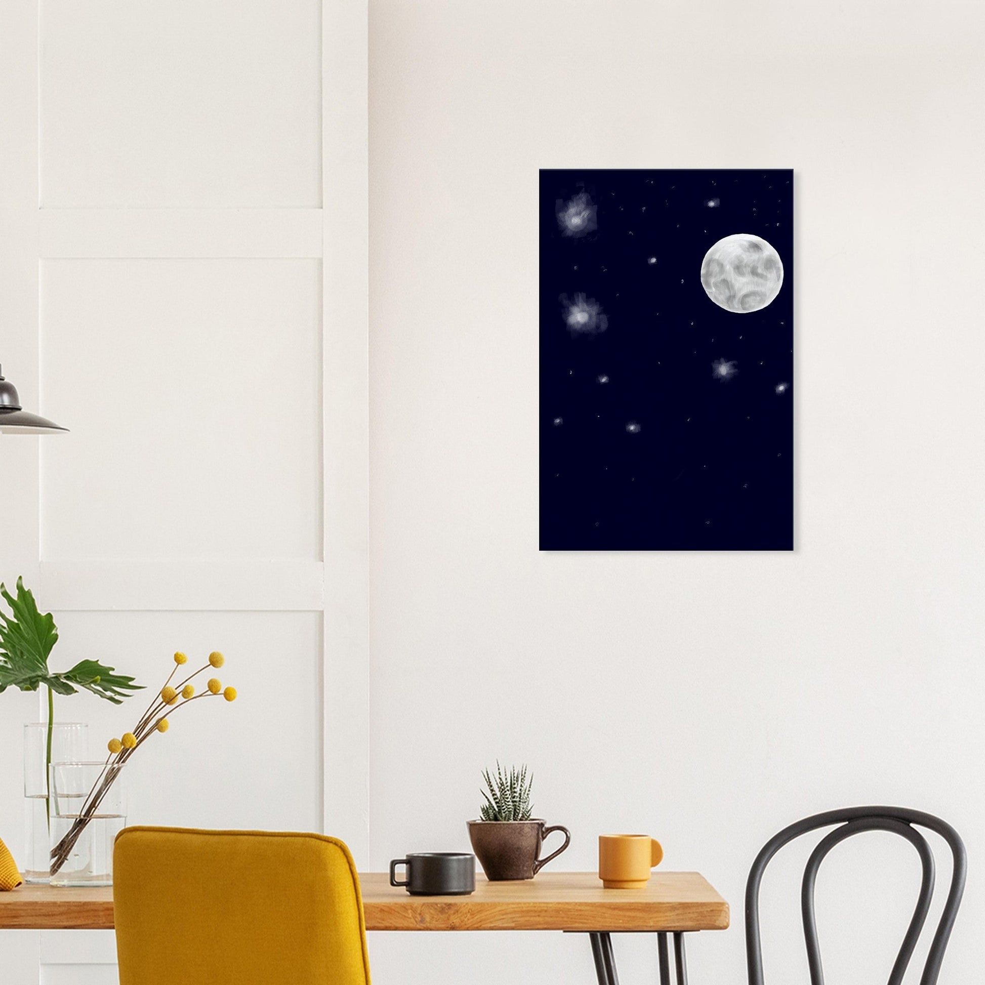 Canvas 20x30 - moon art print - DS Artwork N Design