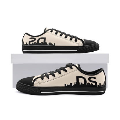 City Vibe NY Low Cut Loafers - Khaki and black - DS Artwork N Design