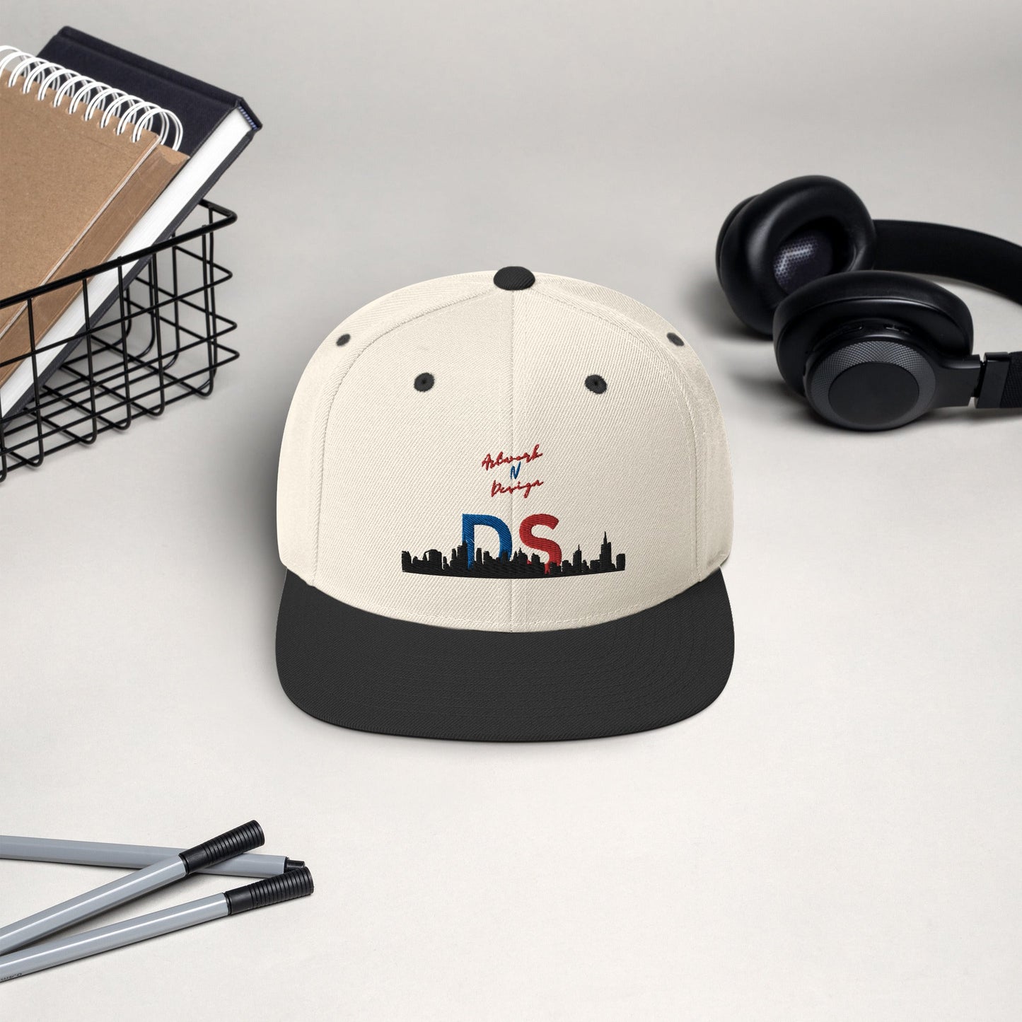 City Vibe Snapback Hat - RB Logo - DS Artwork N Design