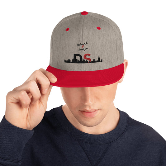 City Vibe Snapback Hat - Red - DS Artwork N Design