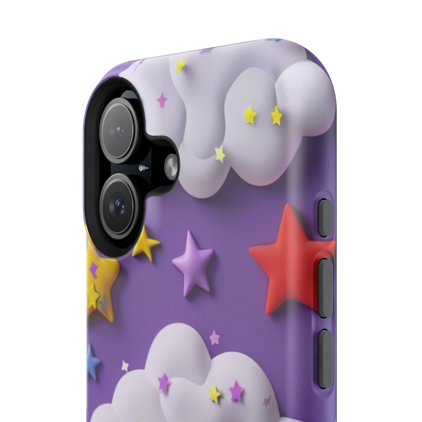 Colorful Cloud & Star Phone Case - DS Artwork N Design